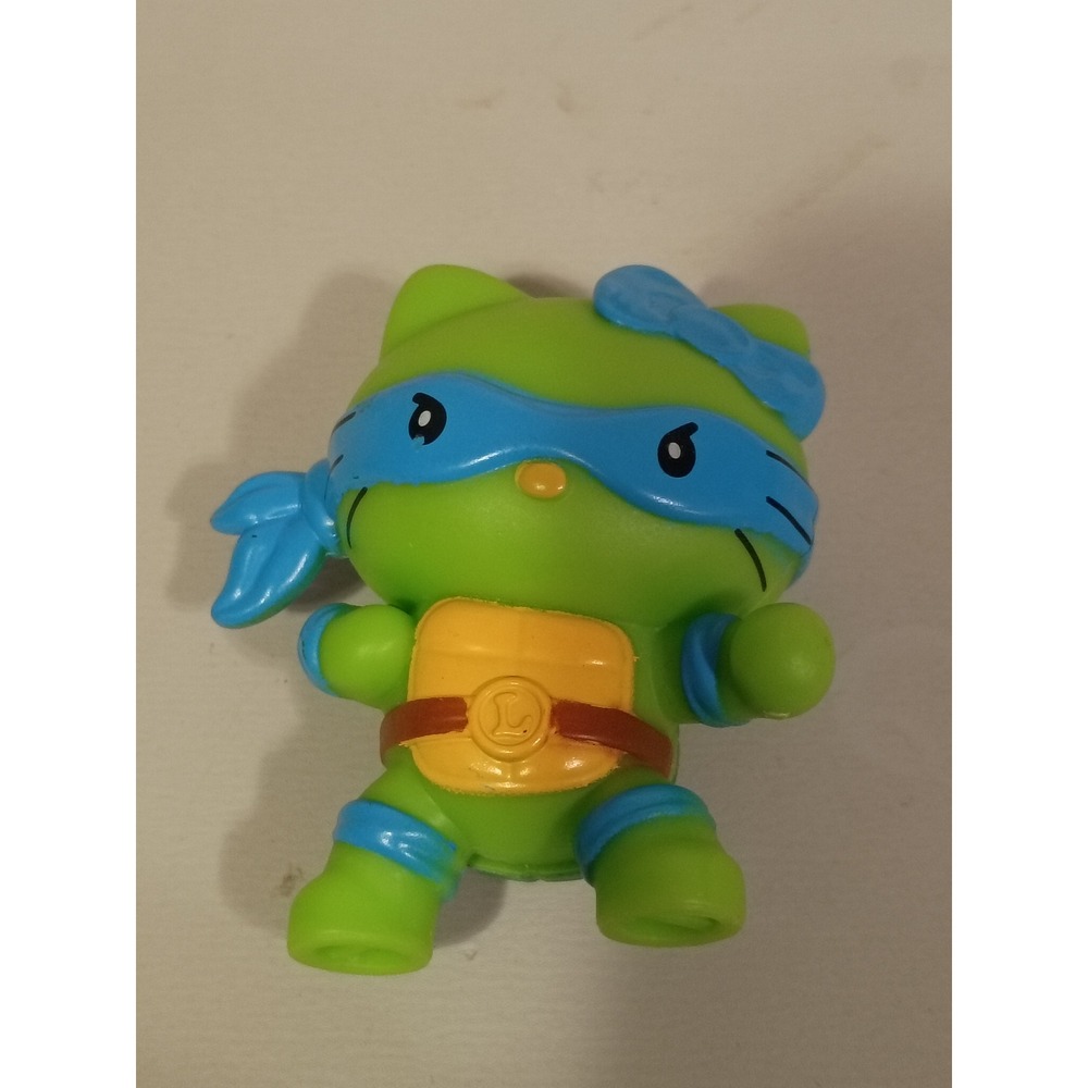 Hello Kitty x TMNT Leonardo Mini Figure Sanrio Teenage Mutant Ninja Turtles Blue